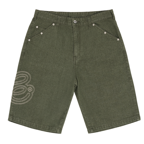 Denim Short - Green