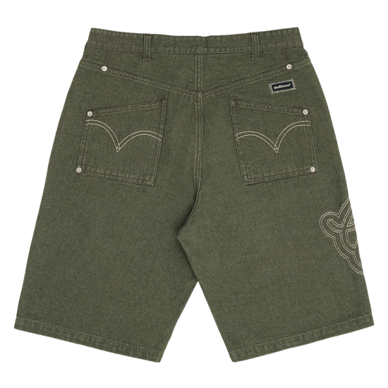 Denim Short - Green
