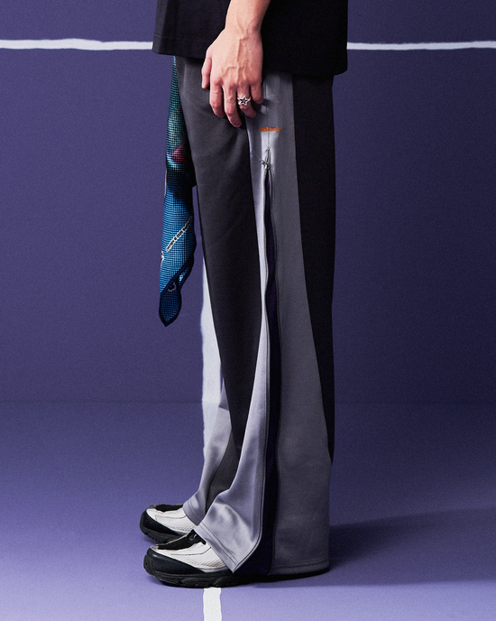 Zip-Off Track Pant - Gray