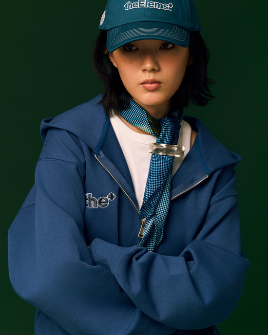 Zip Hoodie - Blue