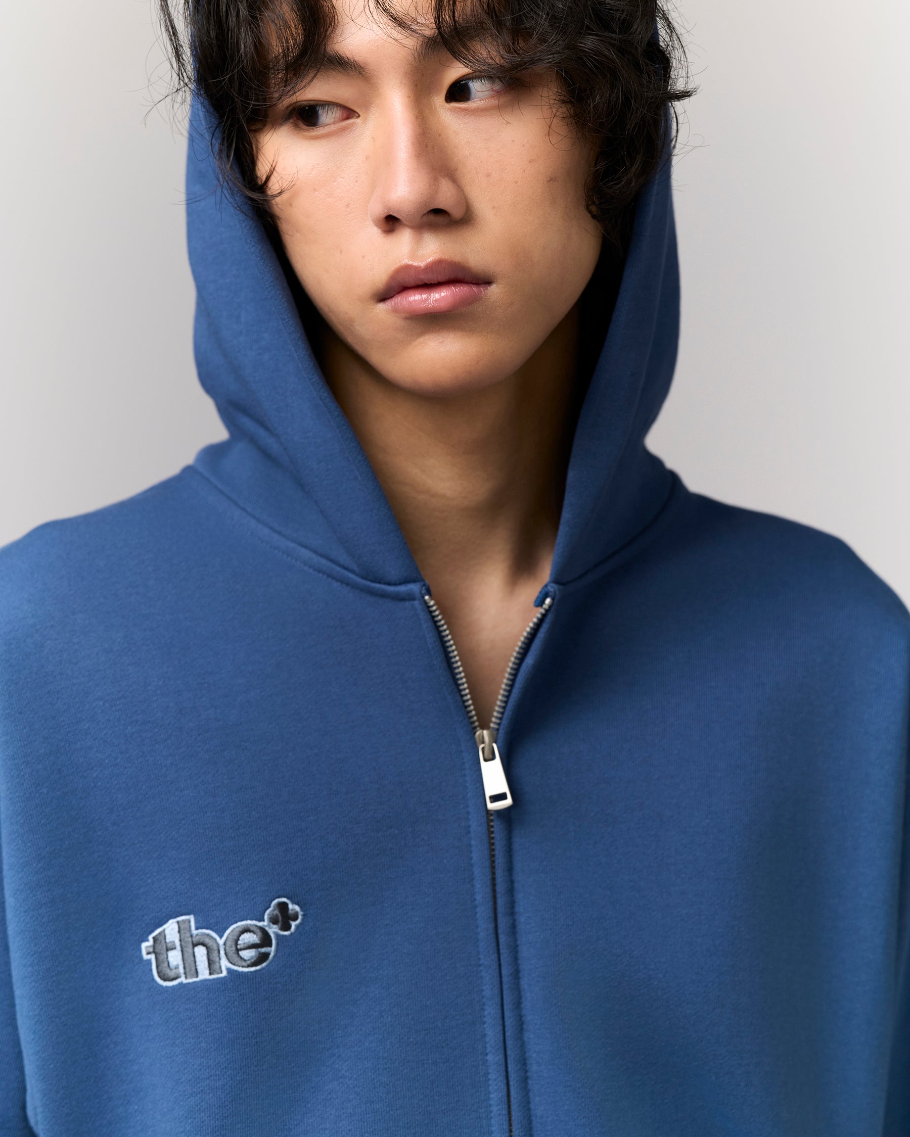 Zip Hoodie - Blue