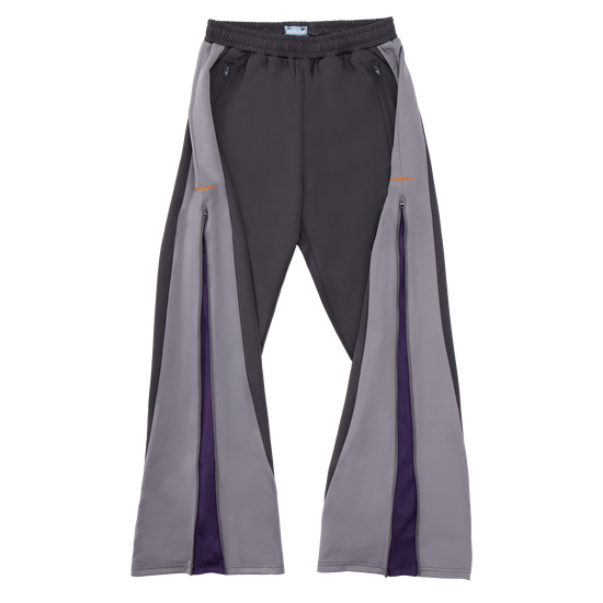 Zip-Off Track Pant - Gray