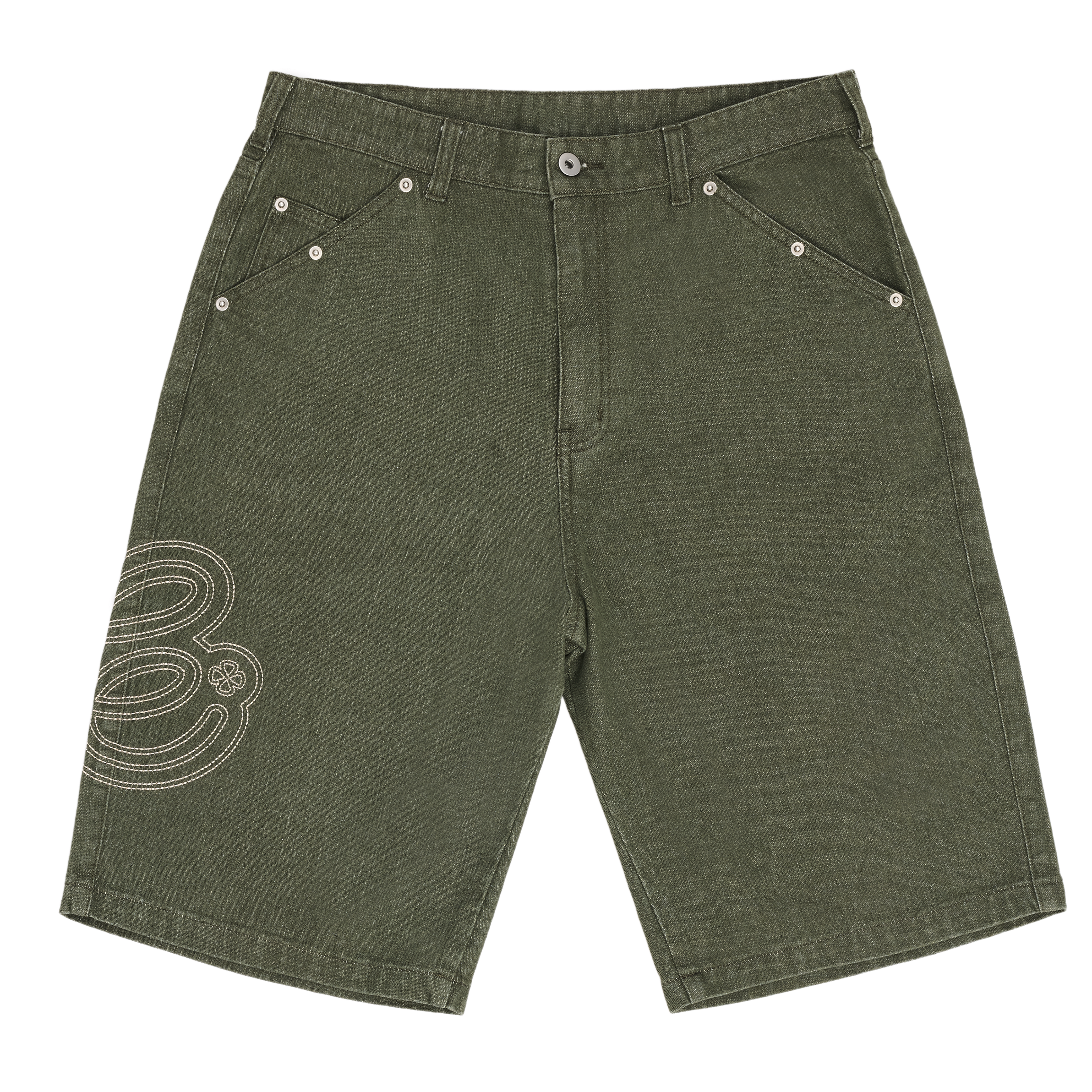Denim Short - Green
