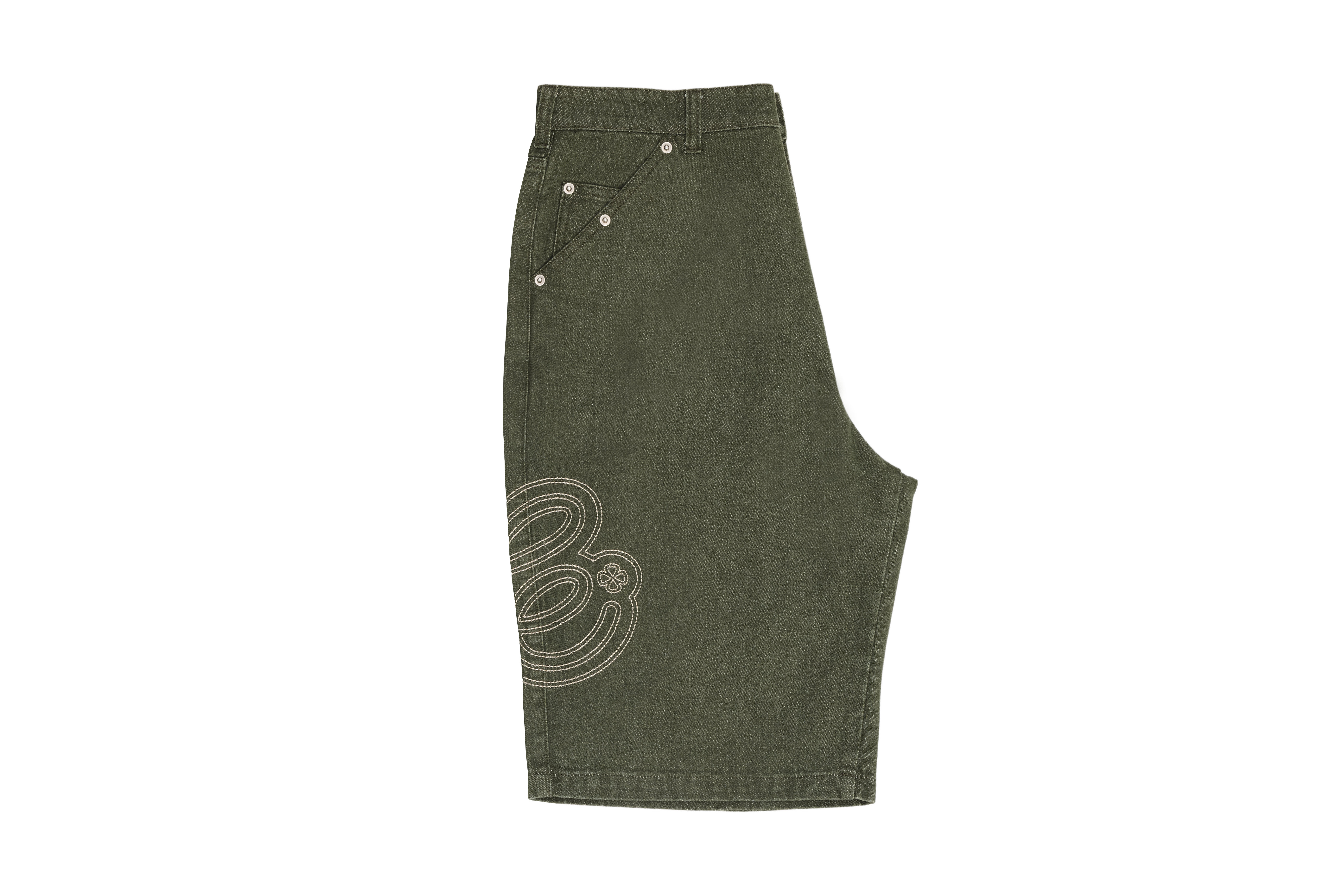 Denim Short - 綠色