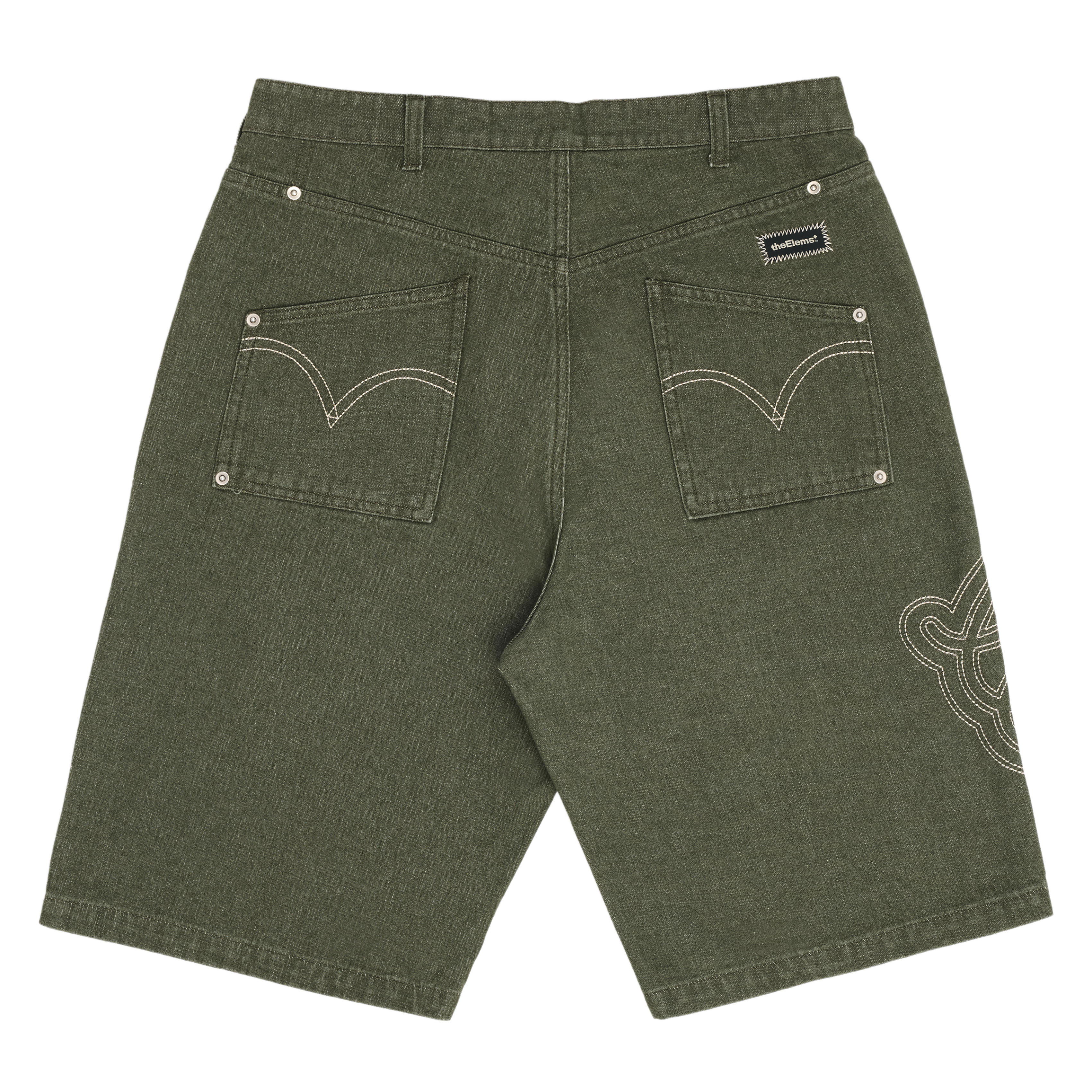 Denim Short - Green