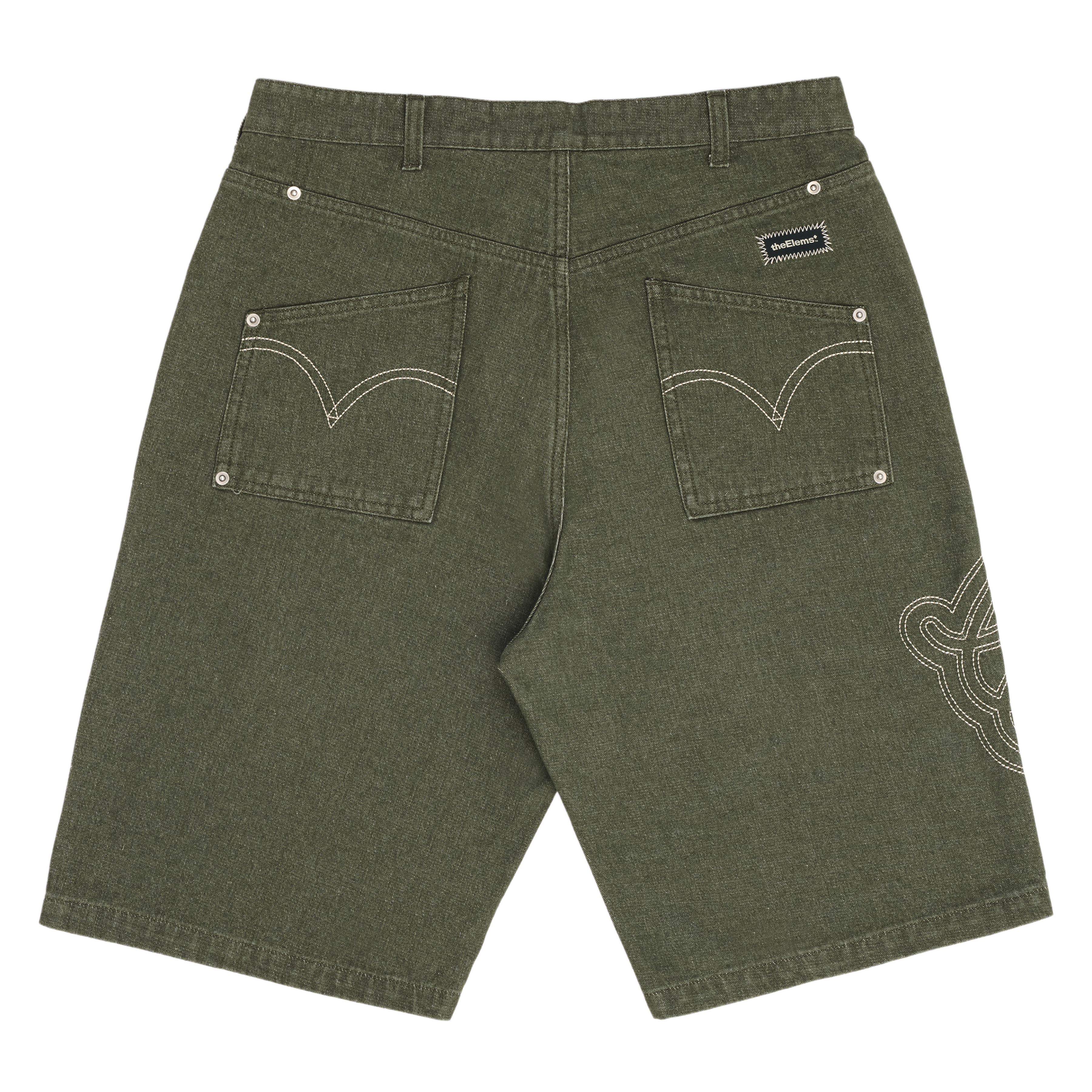 Denim Short - 綠色