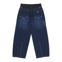 Patchwork Jeans - Dual-tone(Black / Raw)