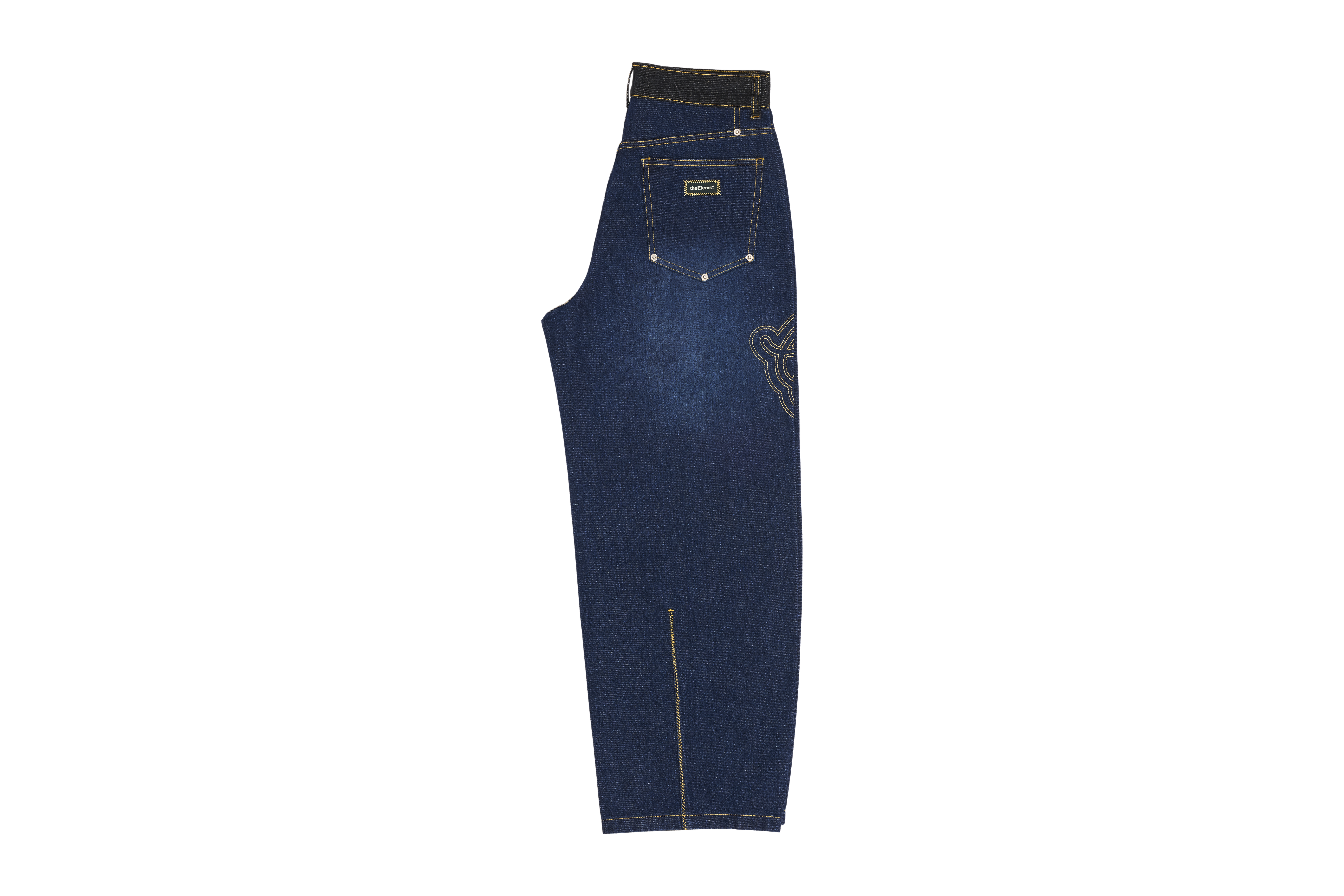 Patchwork Jeans - Dual-tone(Black / Raw)