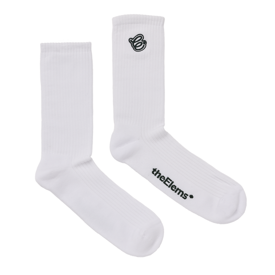 theElems* Clubman Socks - 白色