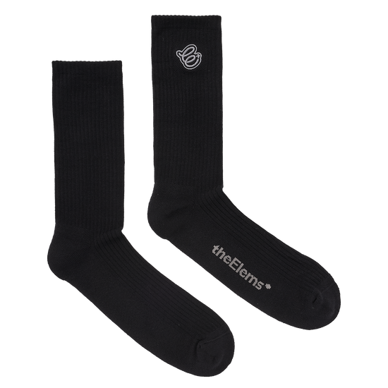 theElems* Clubman Socks - 黑色