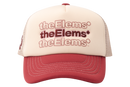 C4 Trucker Hat - Red / Kahki