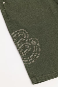 Denim Short - 綠色