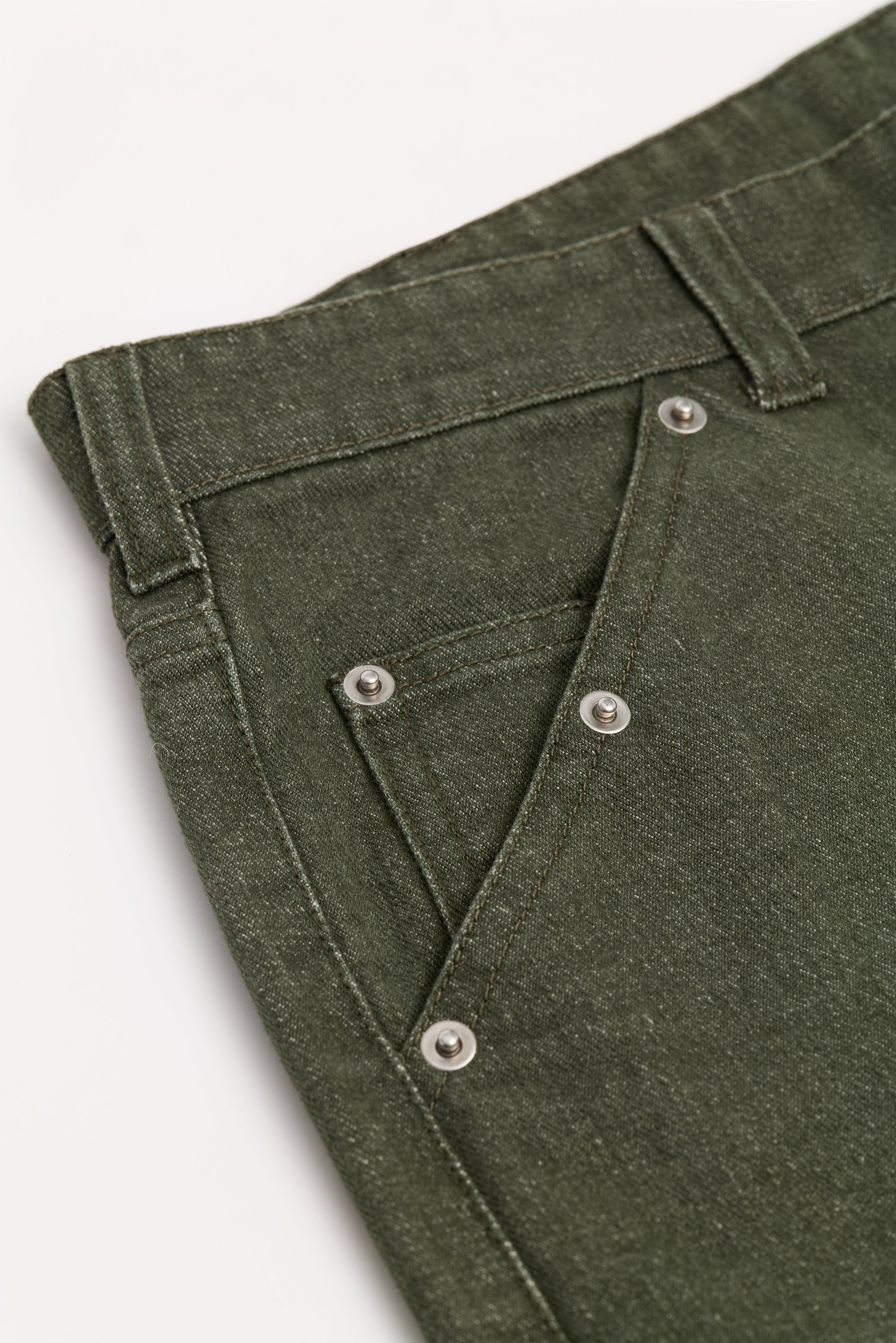 Denim Short - 綠色