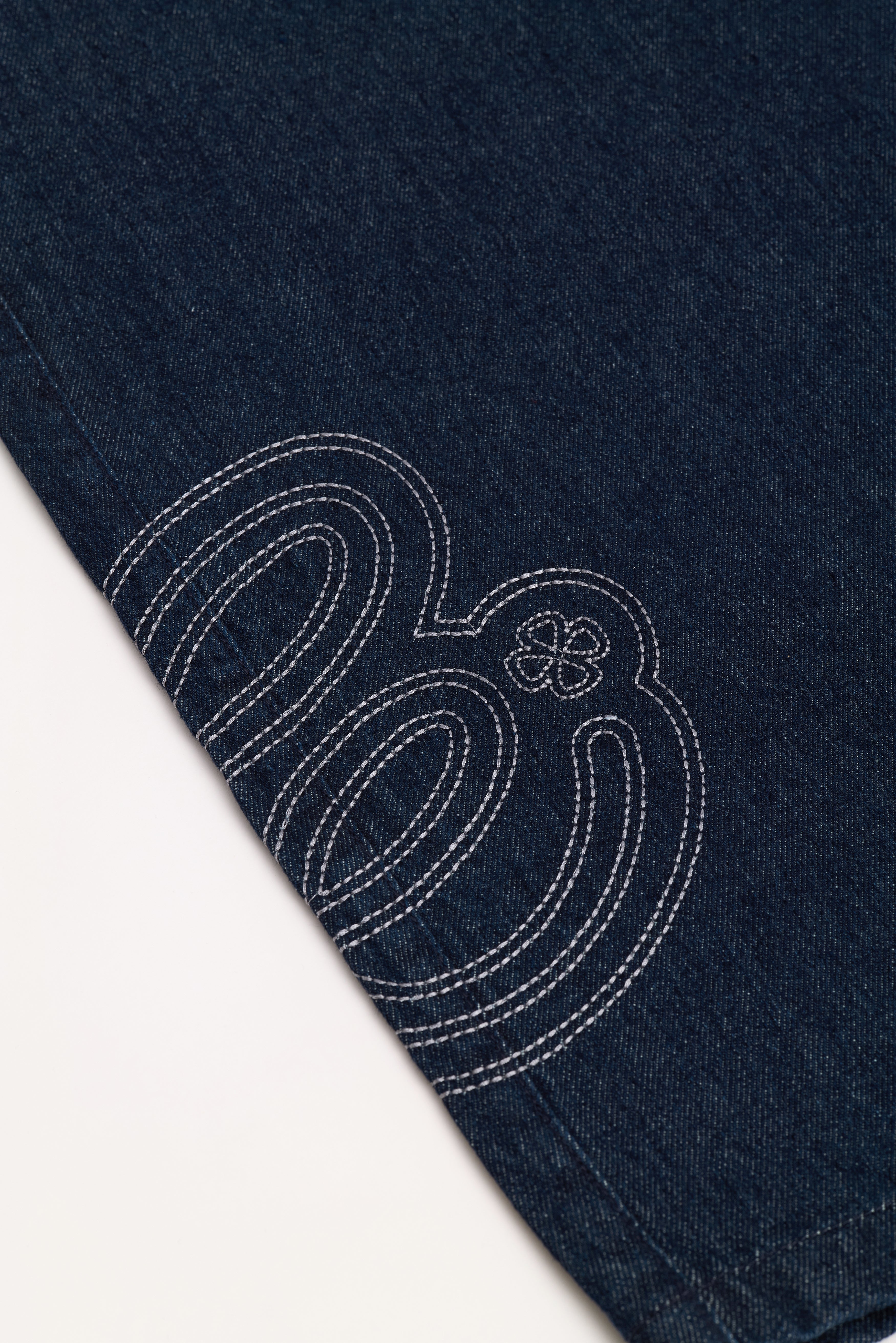 Denim Short - 深藍色