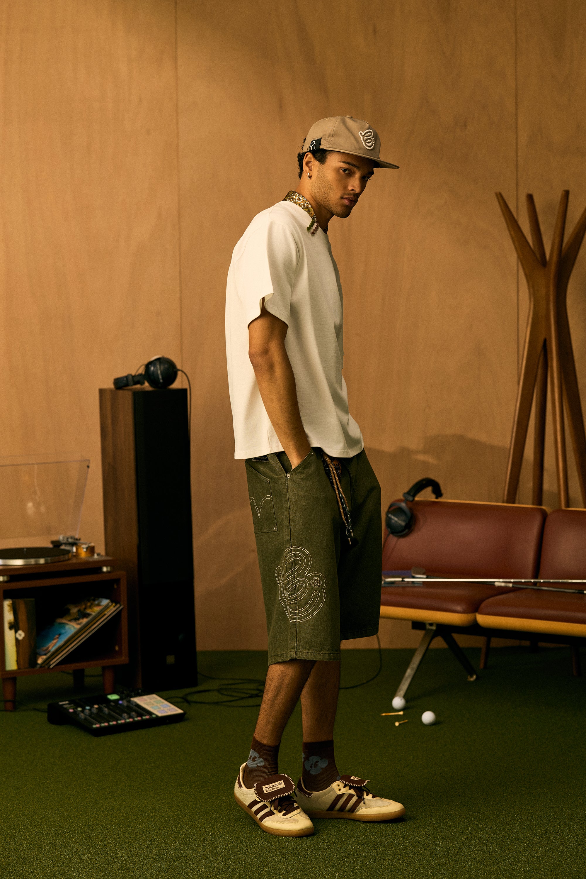 Denim Short - 綠色