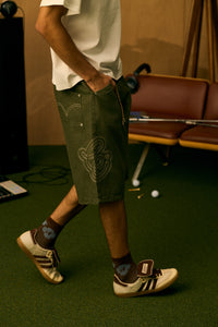 Denim Short - 綠色