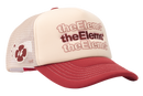 C4 Trucker Hat - Red / Kahki