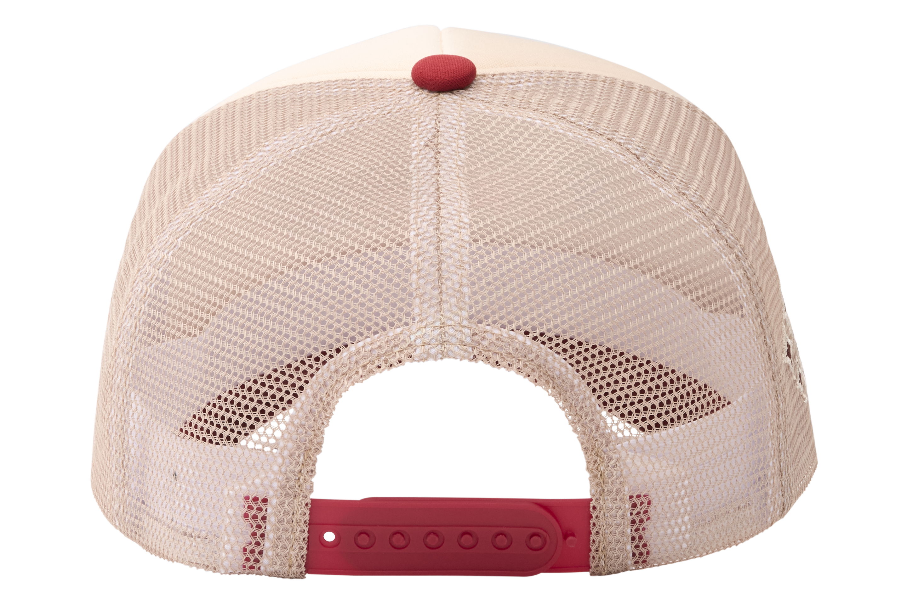 C4 Trucker Hat - Red / Kahki