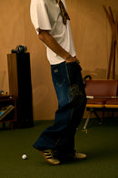 Patchwork Jeans - Dual-tone(Black / Raw)