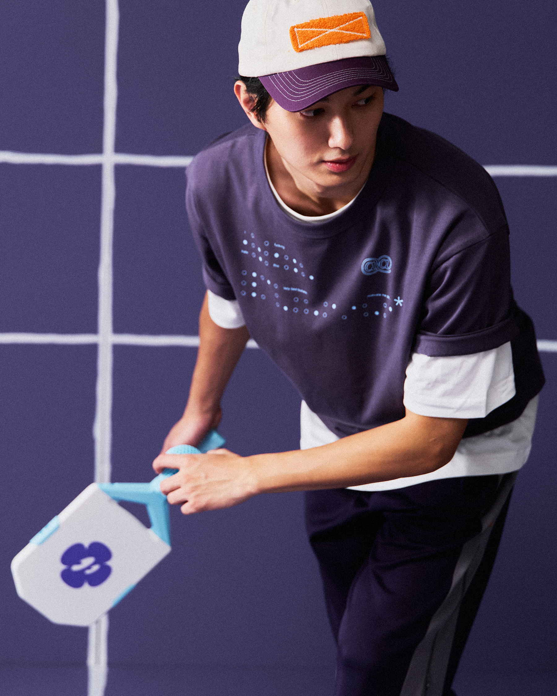 Awake@@ T-shirt - Purple