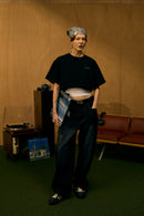 Patchwork Jeans - Dual-tone(Black / Raw)