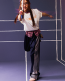 Zip-Off Track Pant - Purple