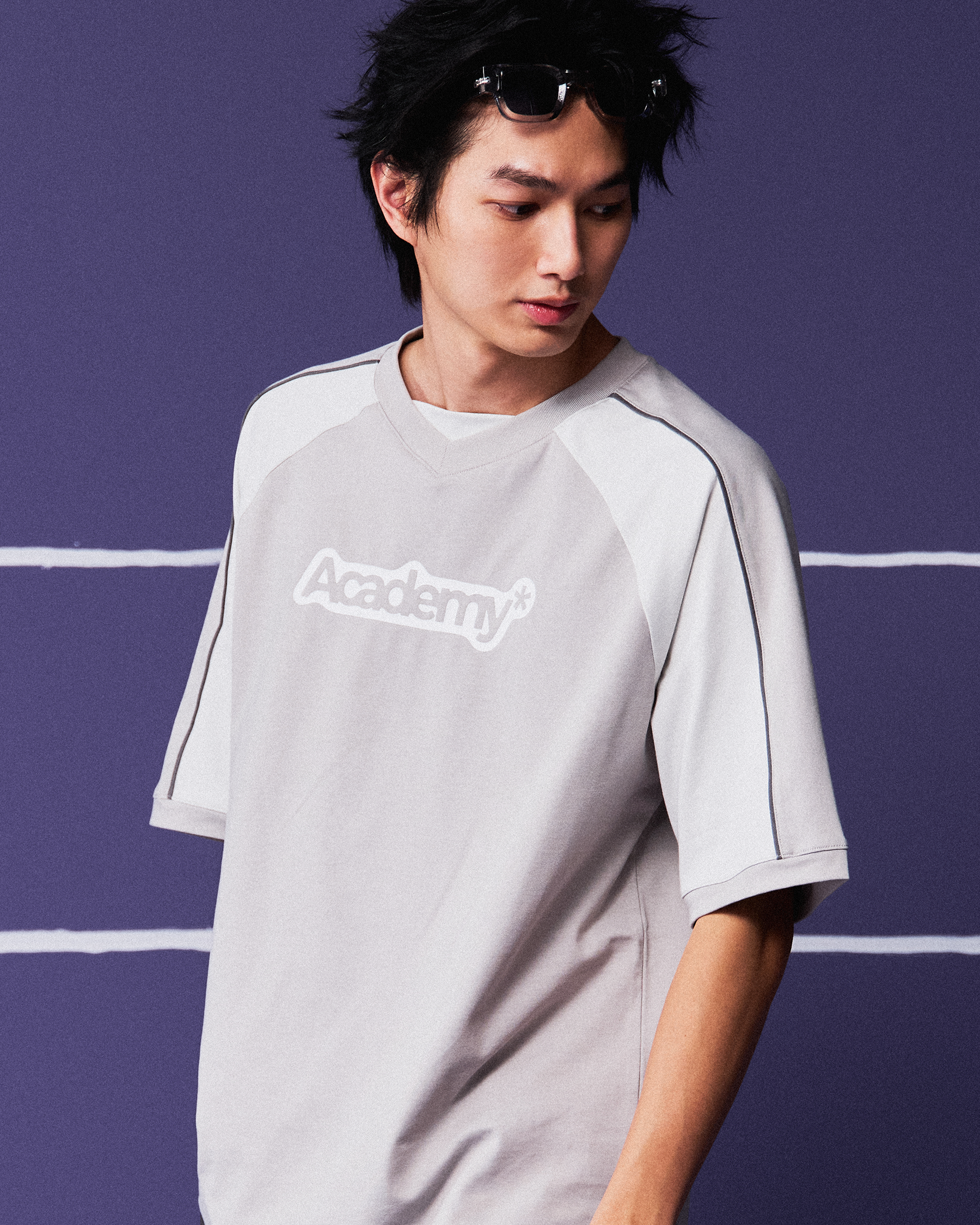 Academy* T-shirt - Silver