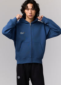 Zip Hoodie - Blue