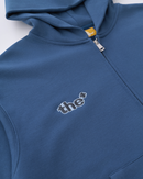 Zip Hoodie - Blue