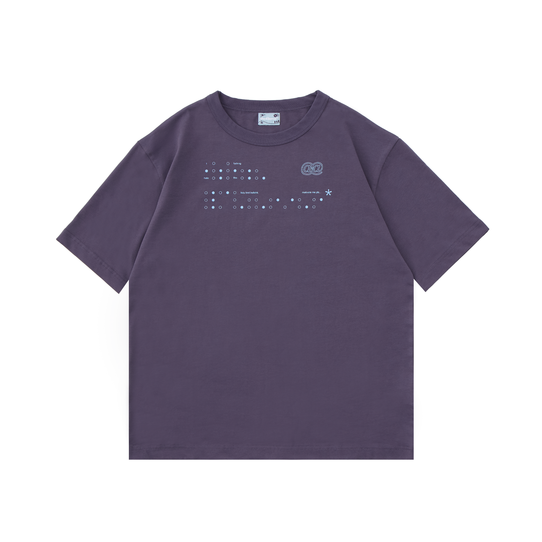 Awake@@ T-shirt - Purple