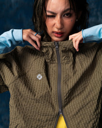 Plaid Windbreaker