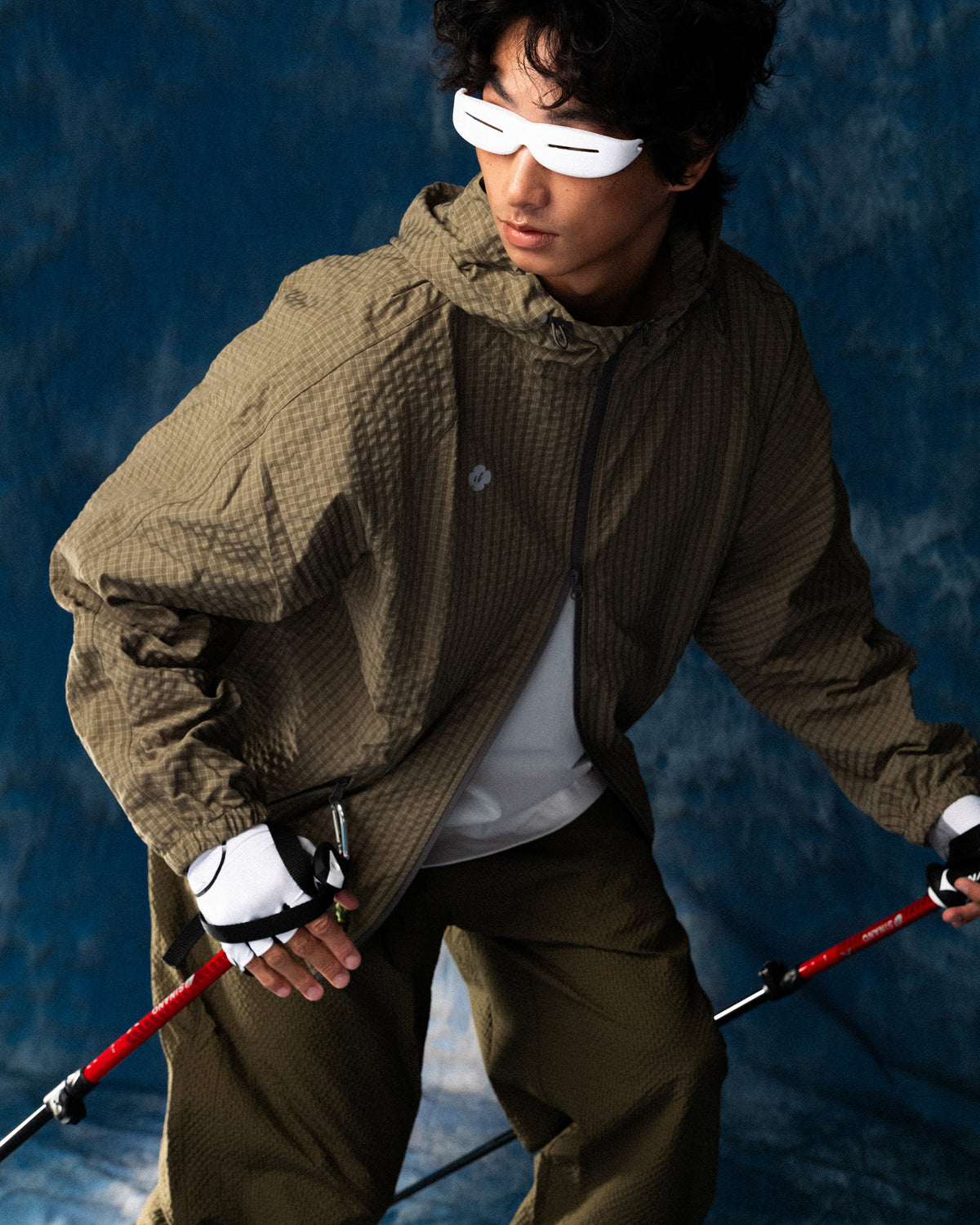 Plaid Windbreaker