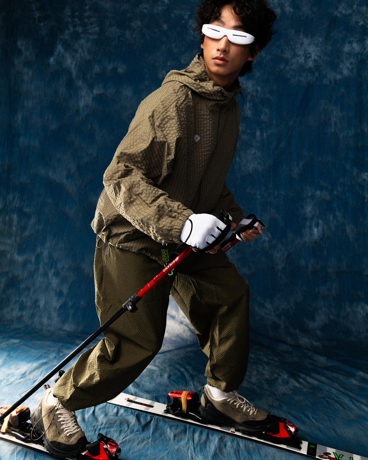 Plaid Windbreaker