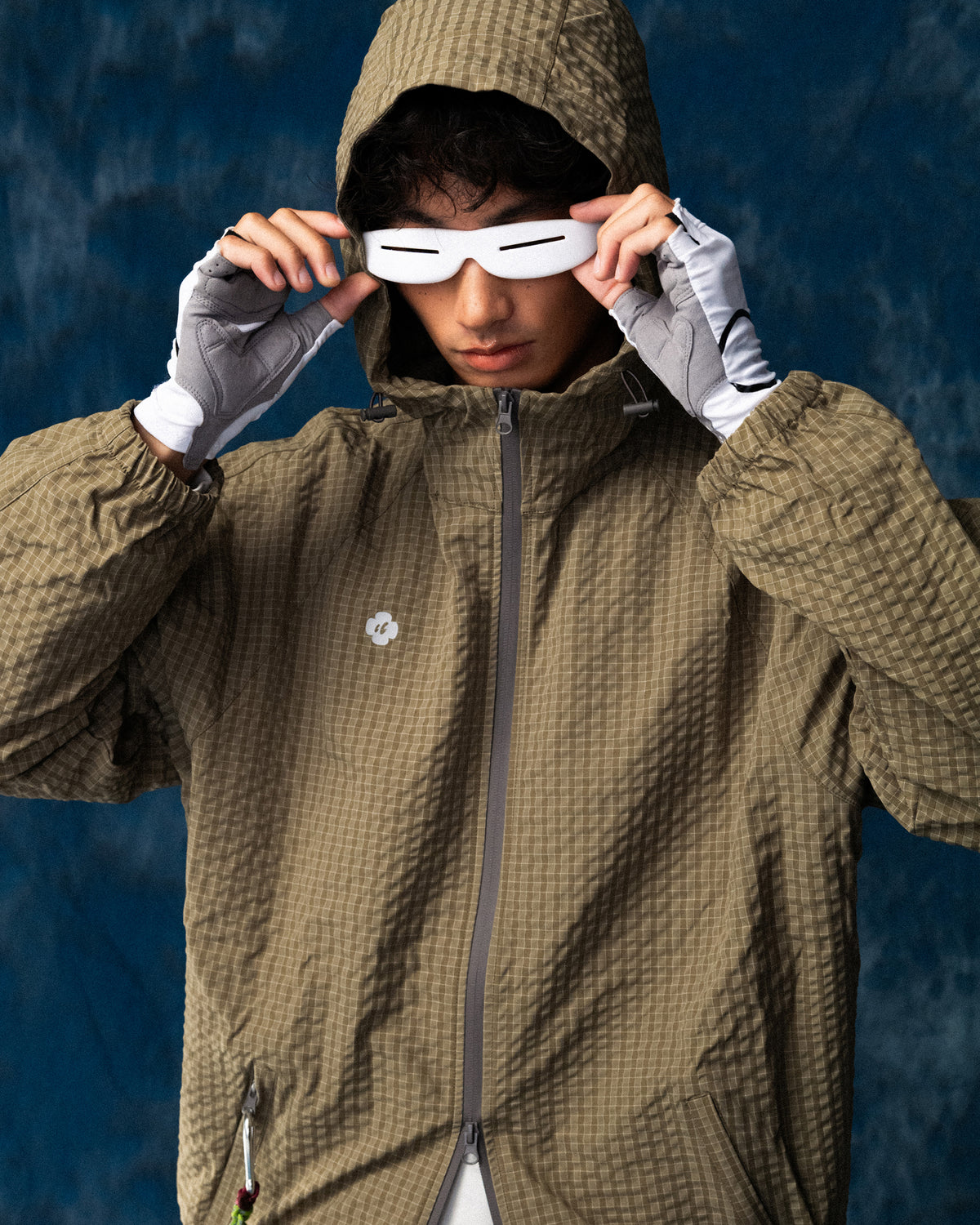 Plaid Windbreaker